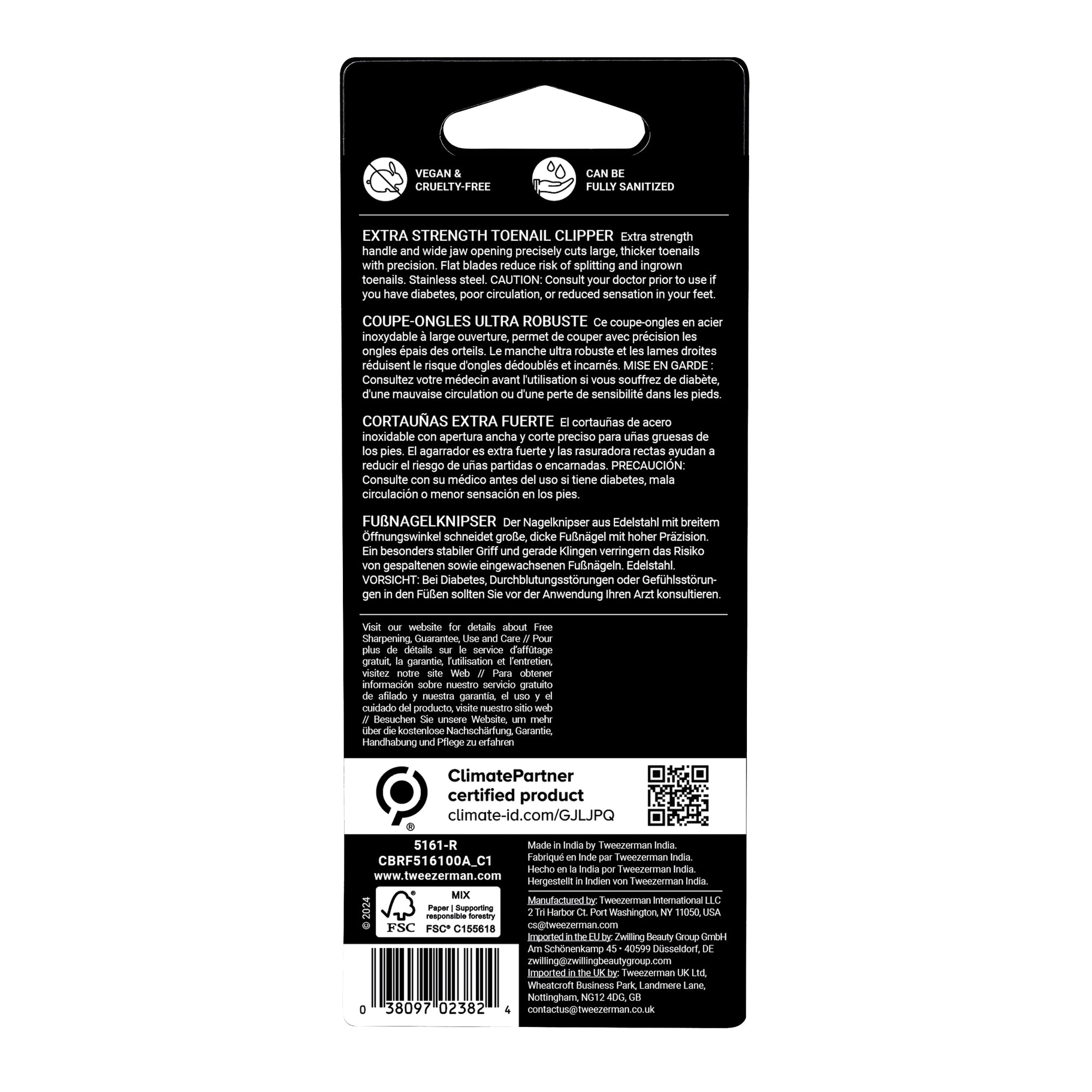 5161-R1 | Extra Strength Toenail Clipper