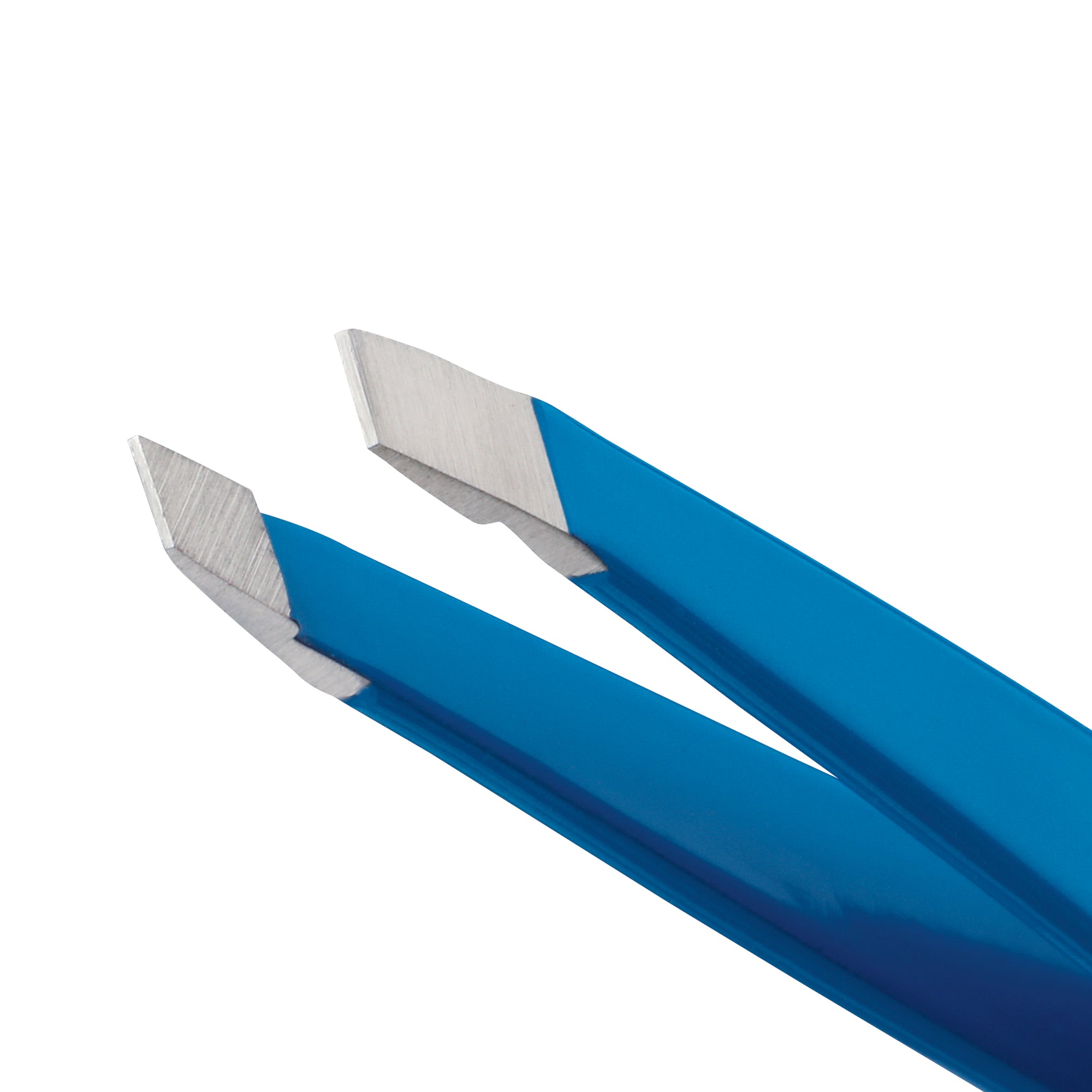 Stainless Steel Tips of Blue Mini Slant Tweezer