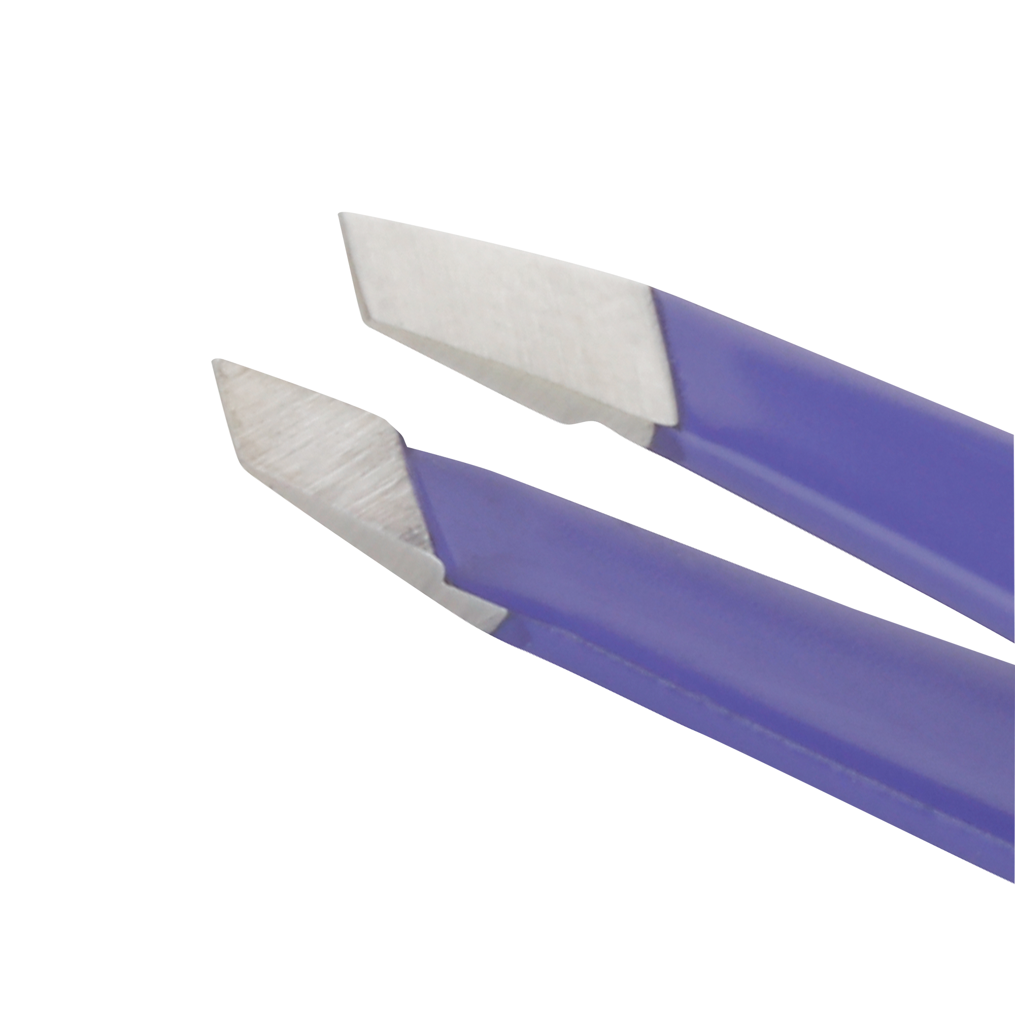 Stainless steel tip of Mini Lilac Slant Tweezer