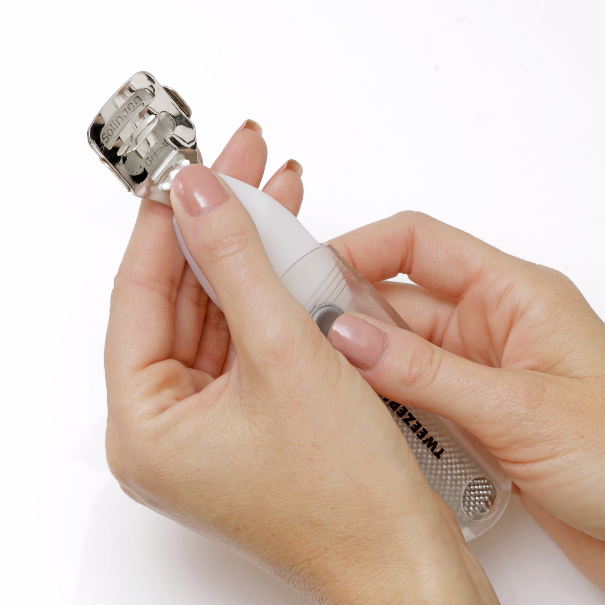 Model Holding Safety Slide Callus Shaver and Rasp