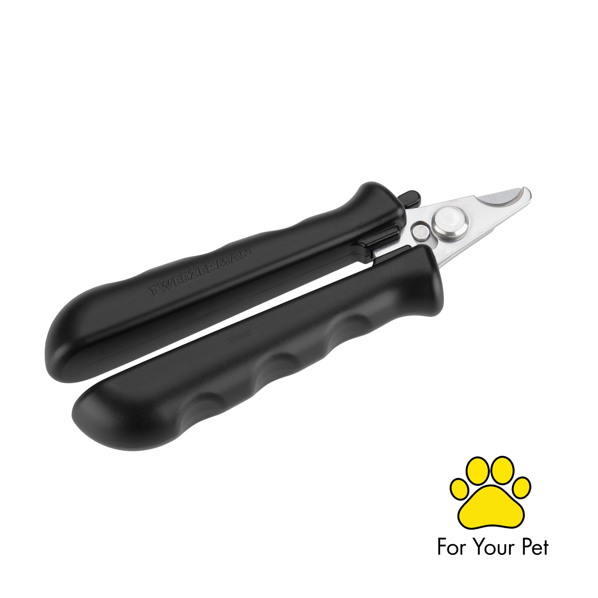 Close up of stainless steel blades of Small Pet Precision Nail Clipper 