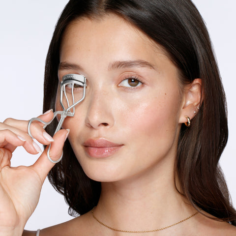 Model using Curl 60 Degree Eyelash Curler