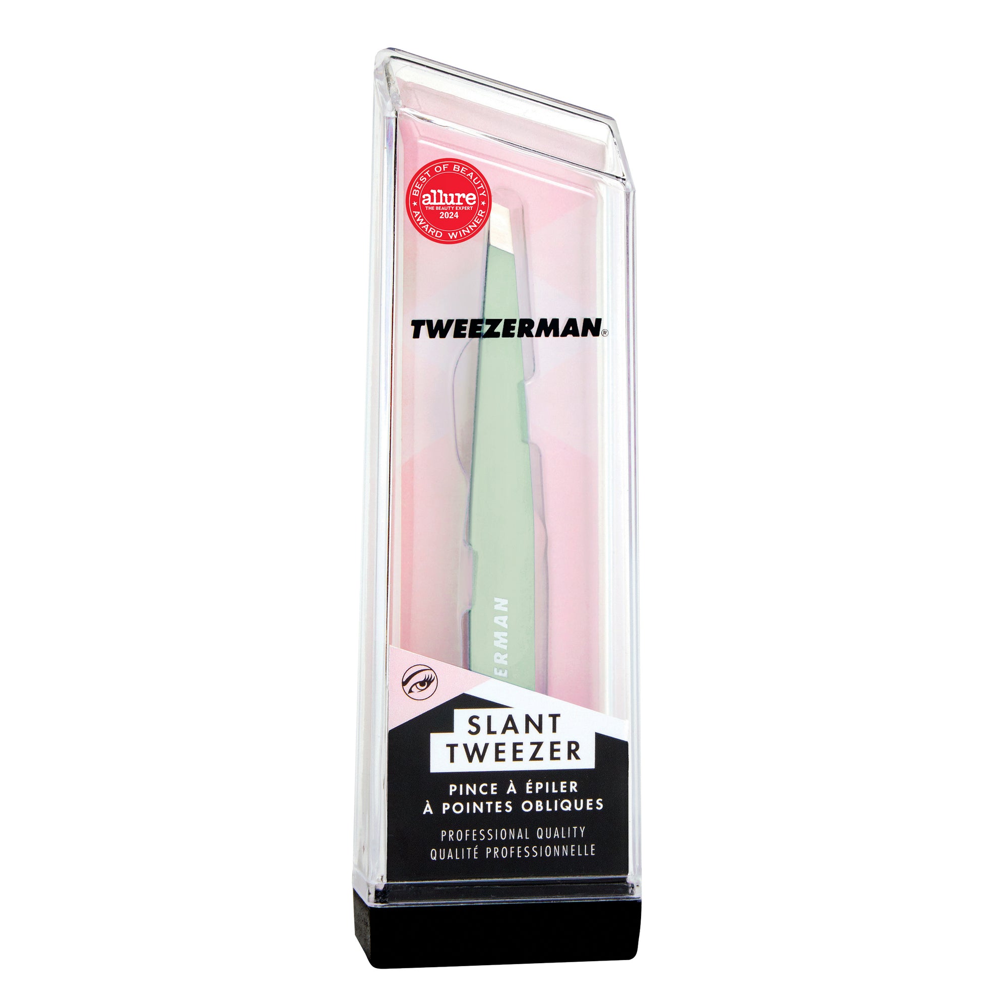 1230-26LLT | Pistachio Full Slant Tweezer