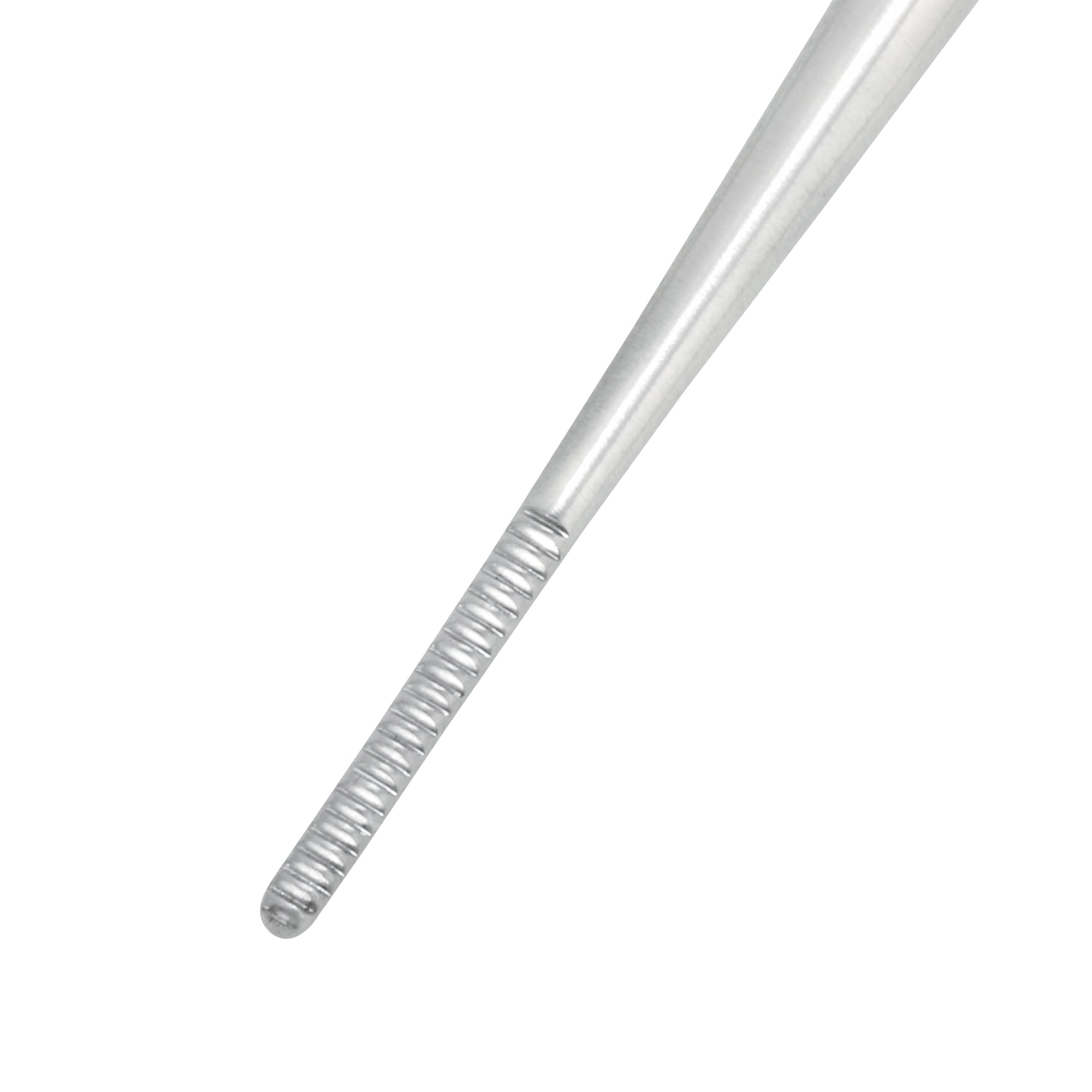 Close up of flat file end on Ingrown toenail file