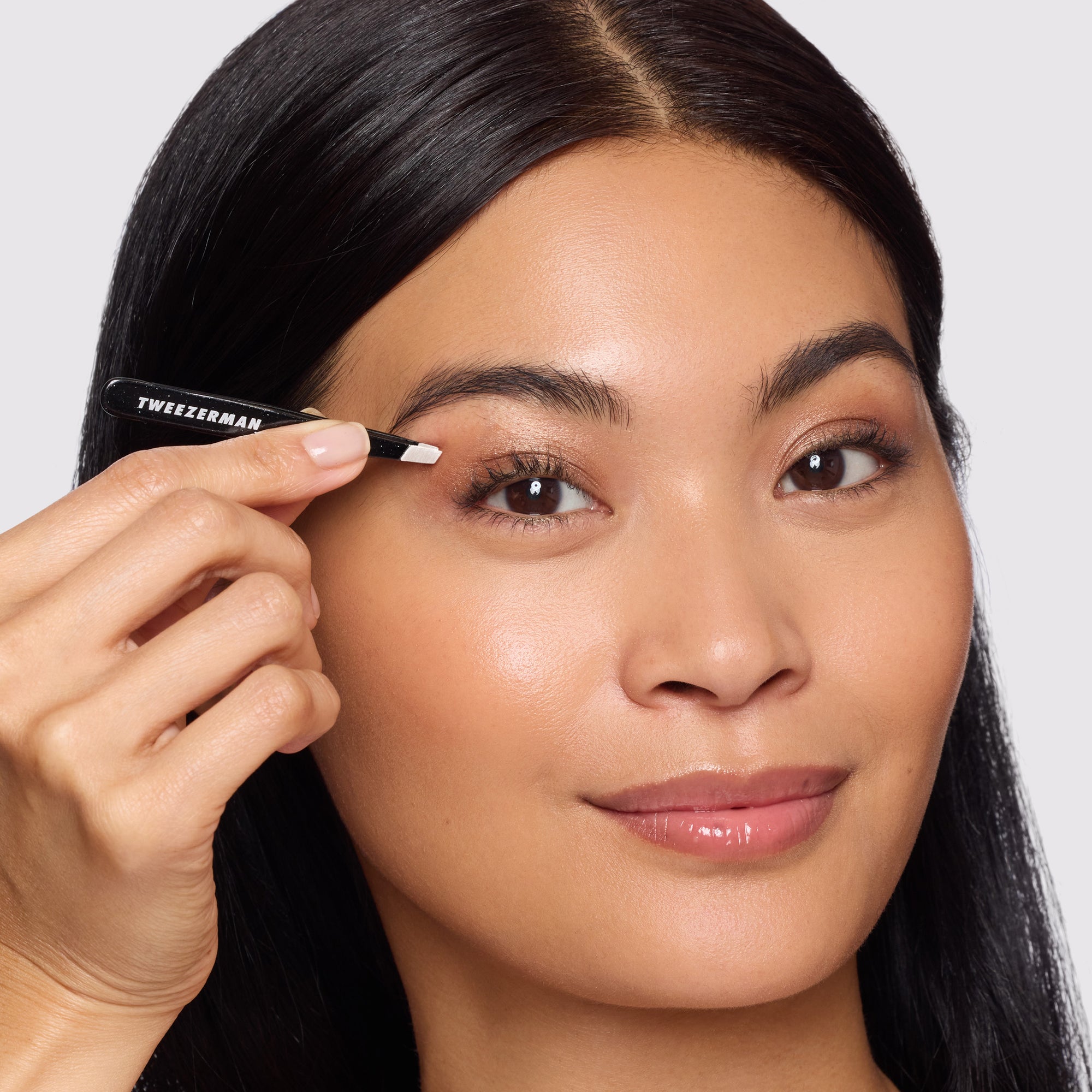 1248-26LLT | Dusted Onyx Mini Slant Tweezer