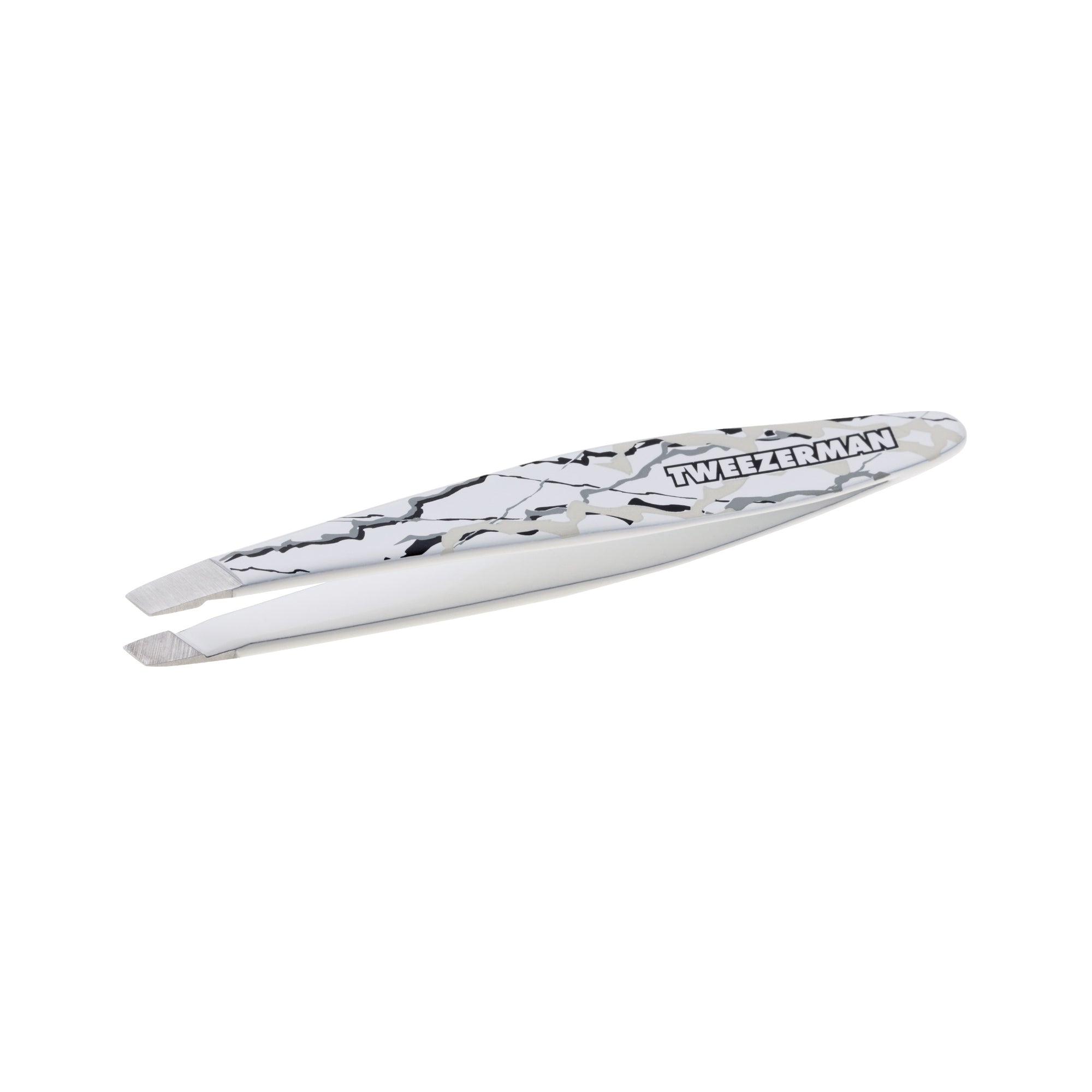 1252-WFR | Marble Mini Slant Tweezer