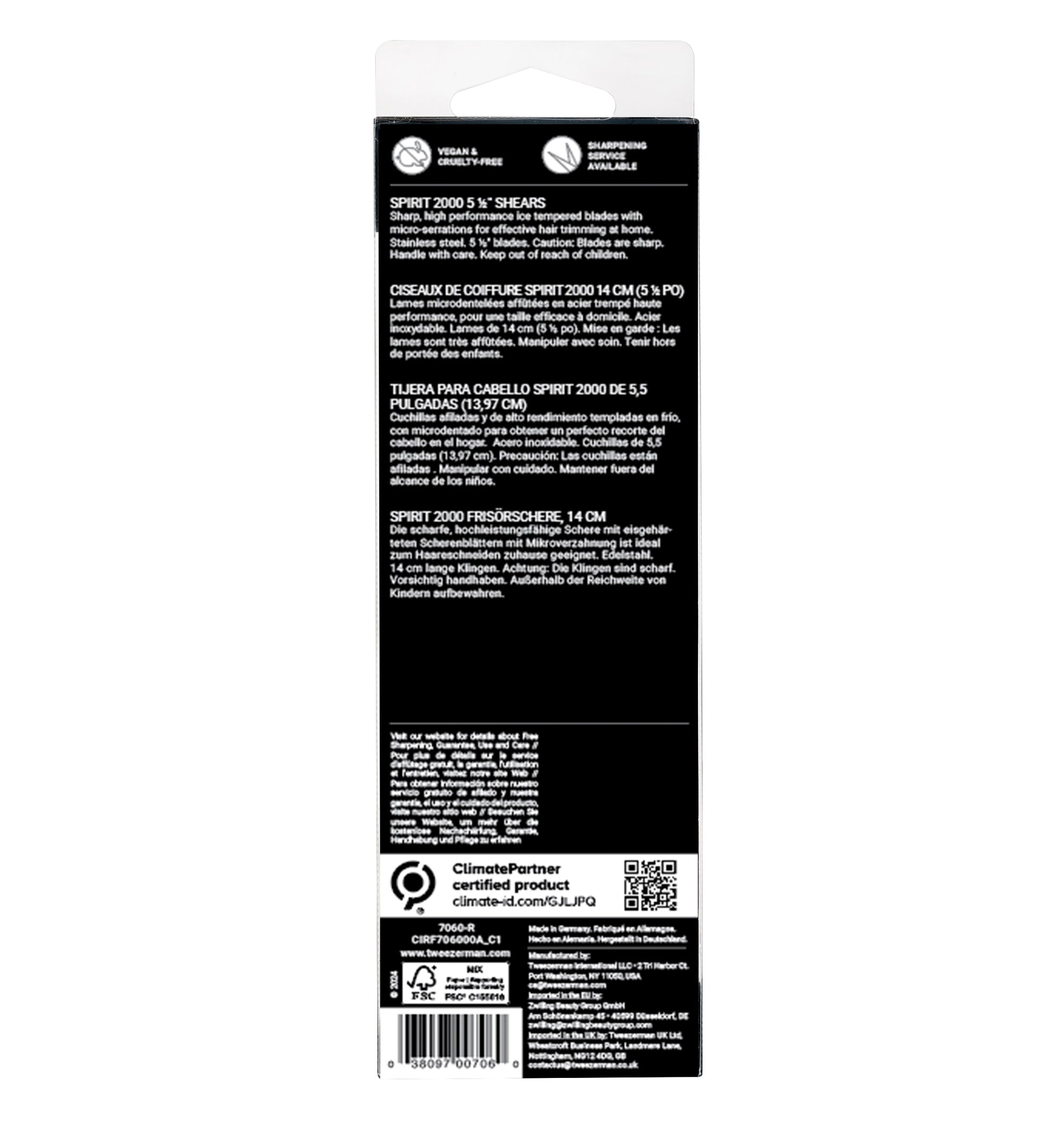 7060-R | Spirit 2000 Styling Shears