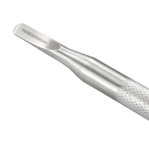 Flat Pushy end of Stainless Steel Men's Pushy and Cleaner