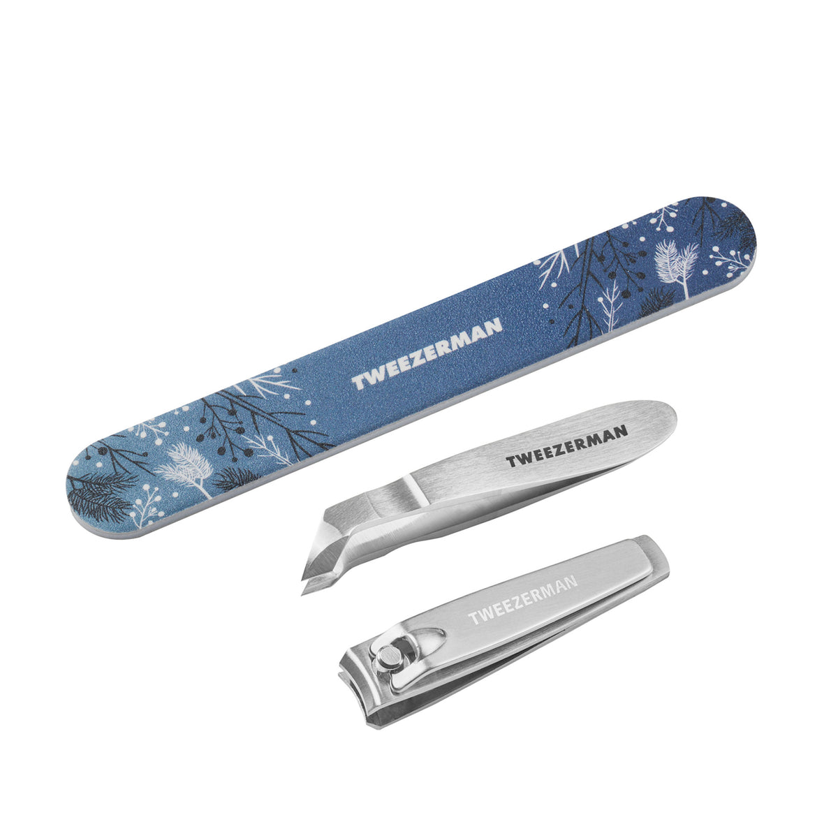 Evening Glow Manicure Gift Set including Fingernail Clipper, Mini Cuticle Nipper and one Nail File