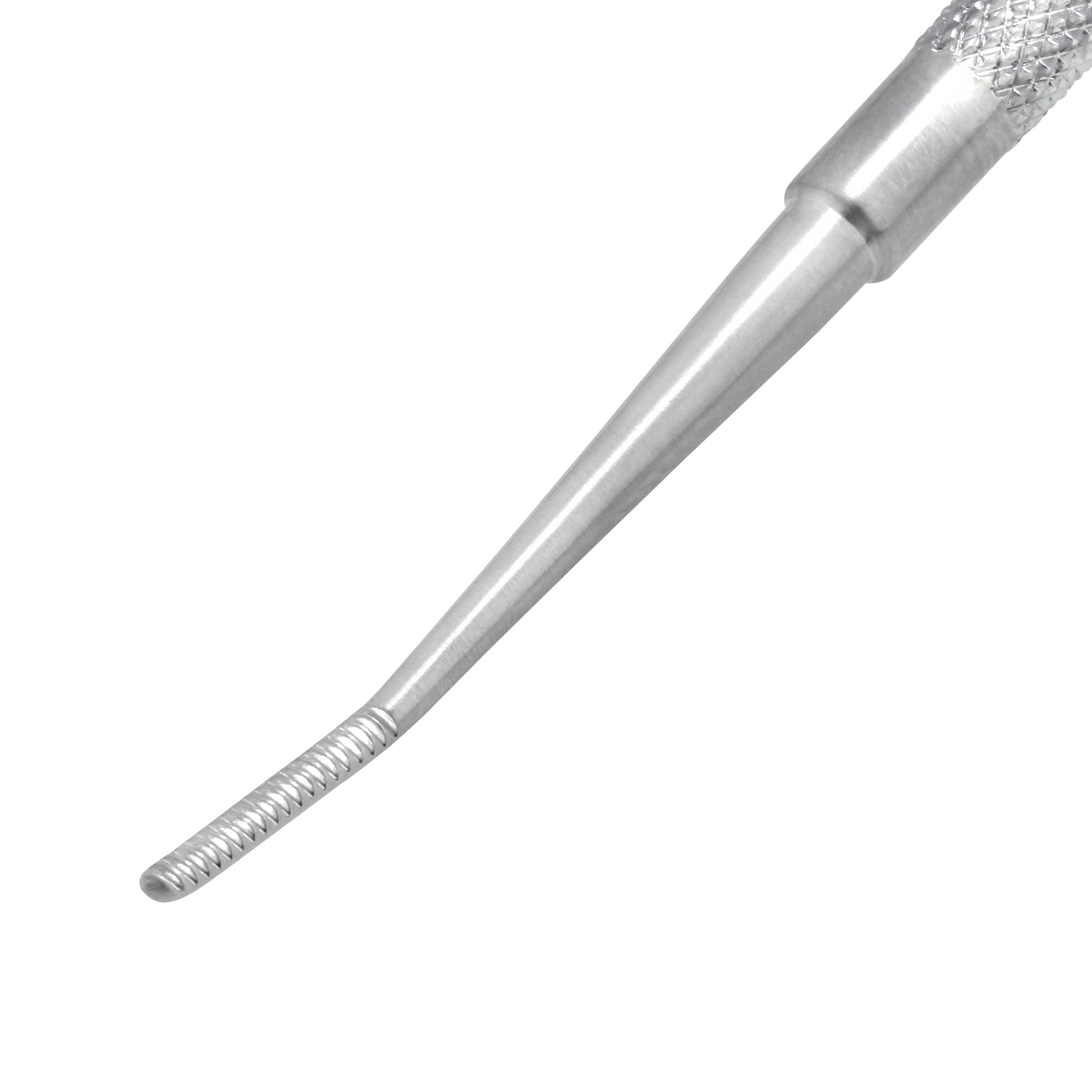 Close up of curved file end on Ingrown toenail file