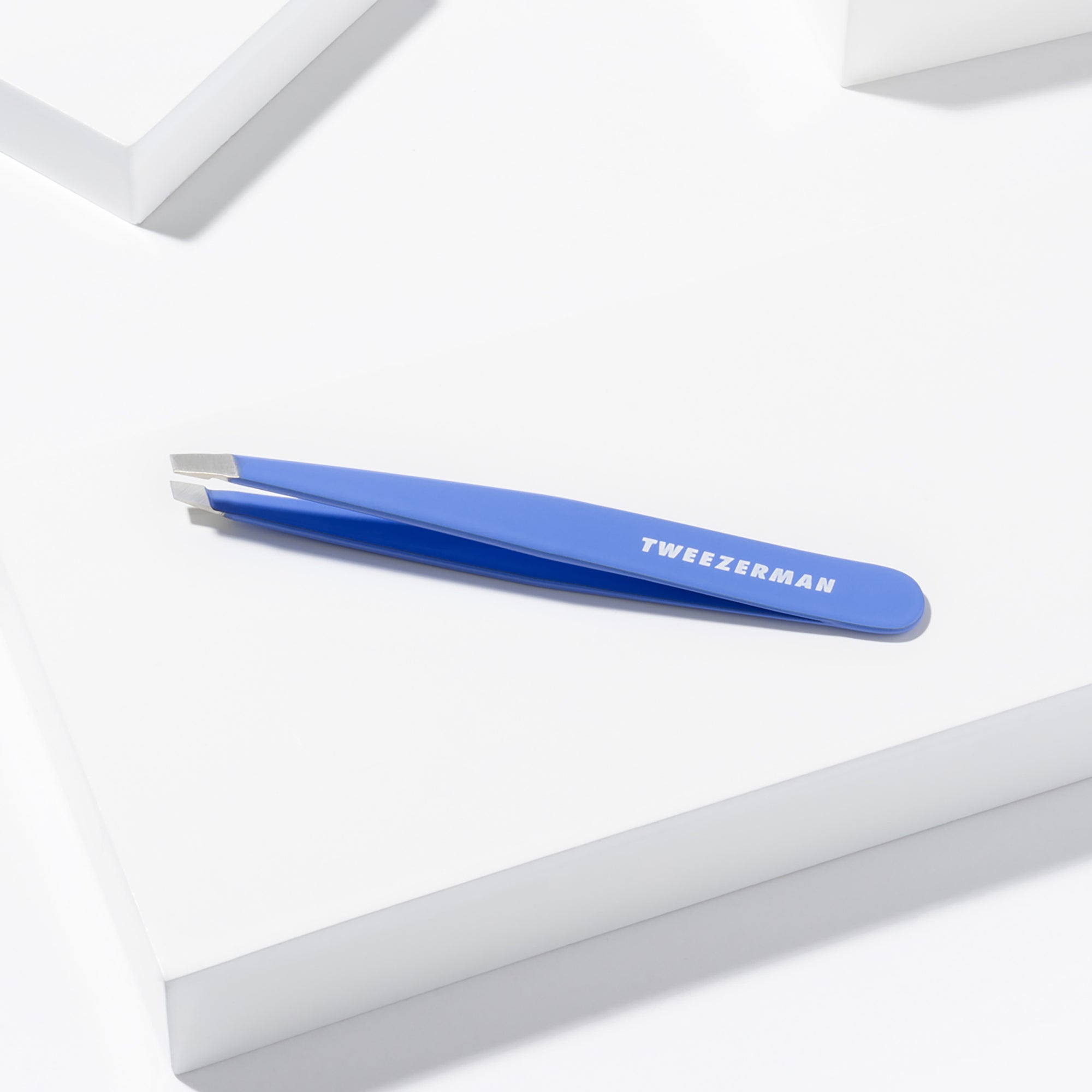 1230-BLR | Lapis Blue Slant Tweezer