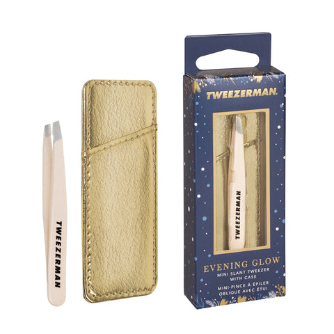Evening Glow Mini Slant Tweezer with Case