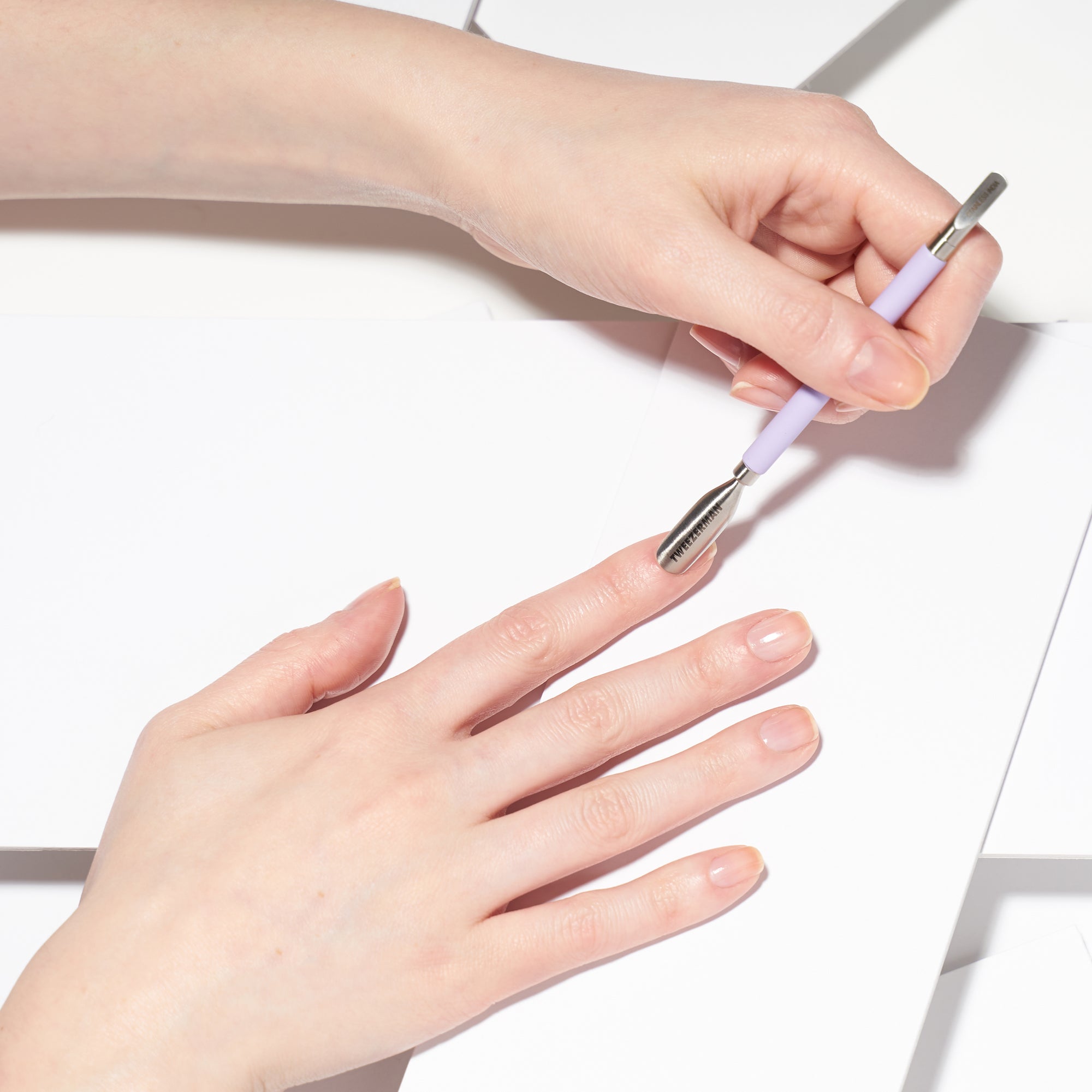 Model using Dual Sided Pushy