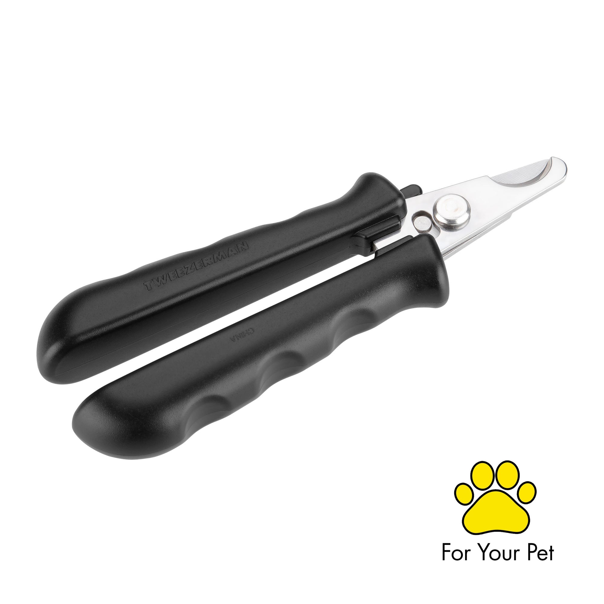 Close up of stainless steel blades of Large Pet Precision Nail Clipper