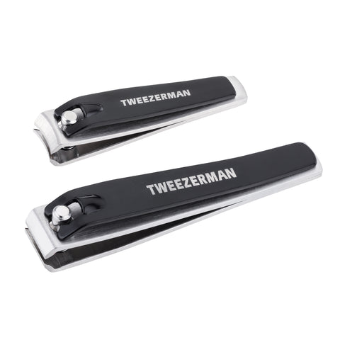 Black and Silver Toenail Clipper and Fingernail Clipper