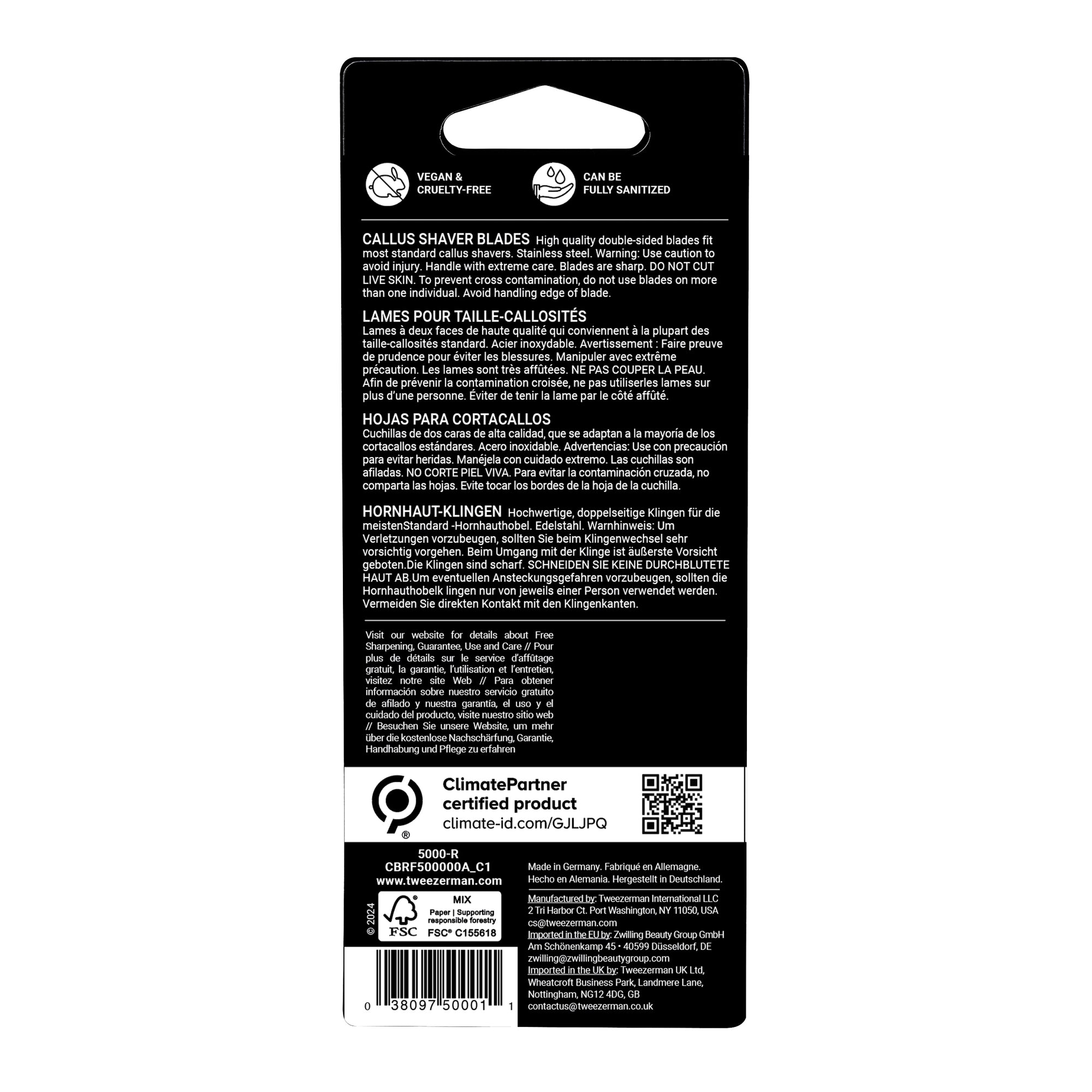 5000-R | Callus Shaver Blades 20 Pack