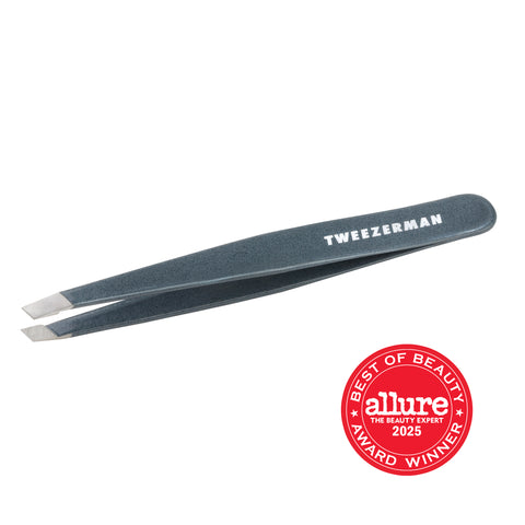 Blue Stone Slant Tweezer