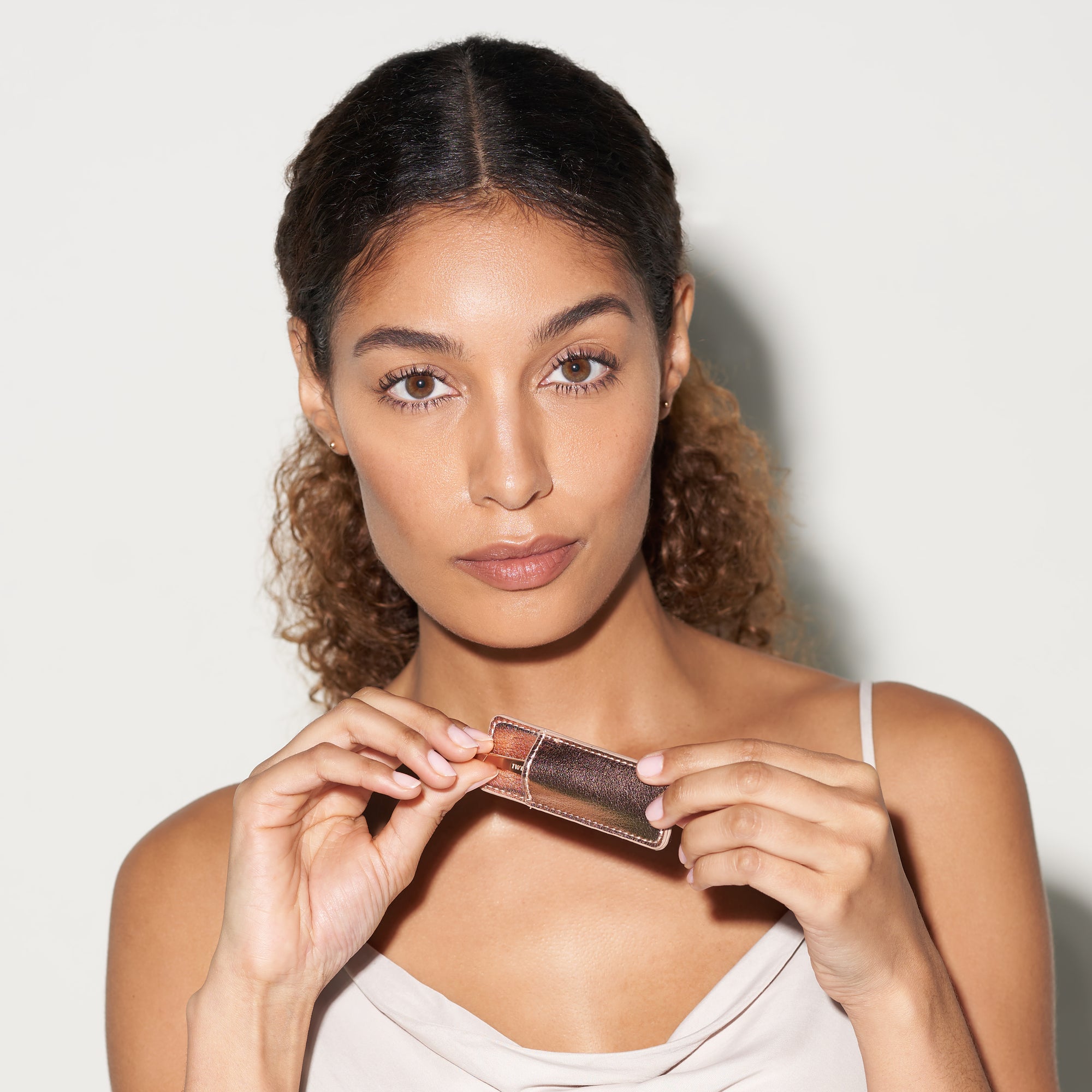 1254-R | Rose Gold Mini Slant &amp; Case