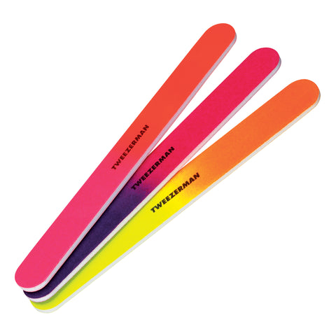Neon Hot Nail Files 3 Pack