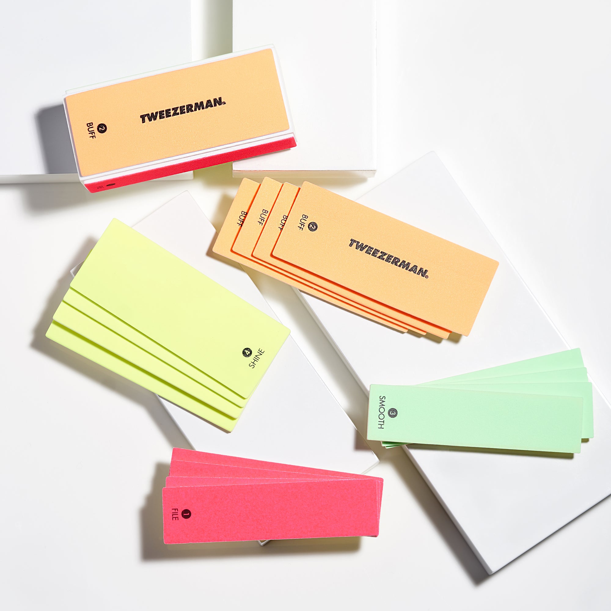 3491-R | Neon File, Buff, Smooth &amp; Shine Block