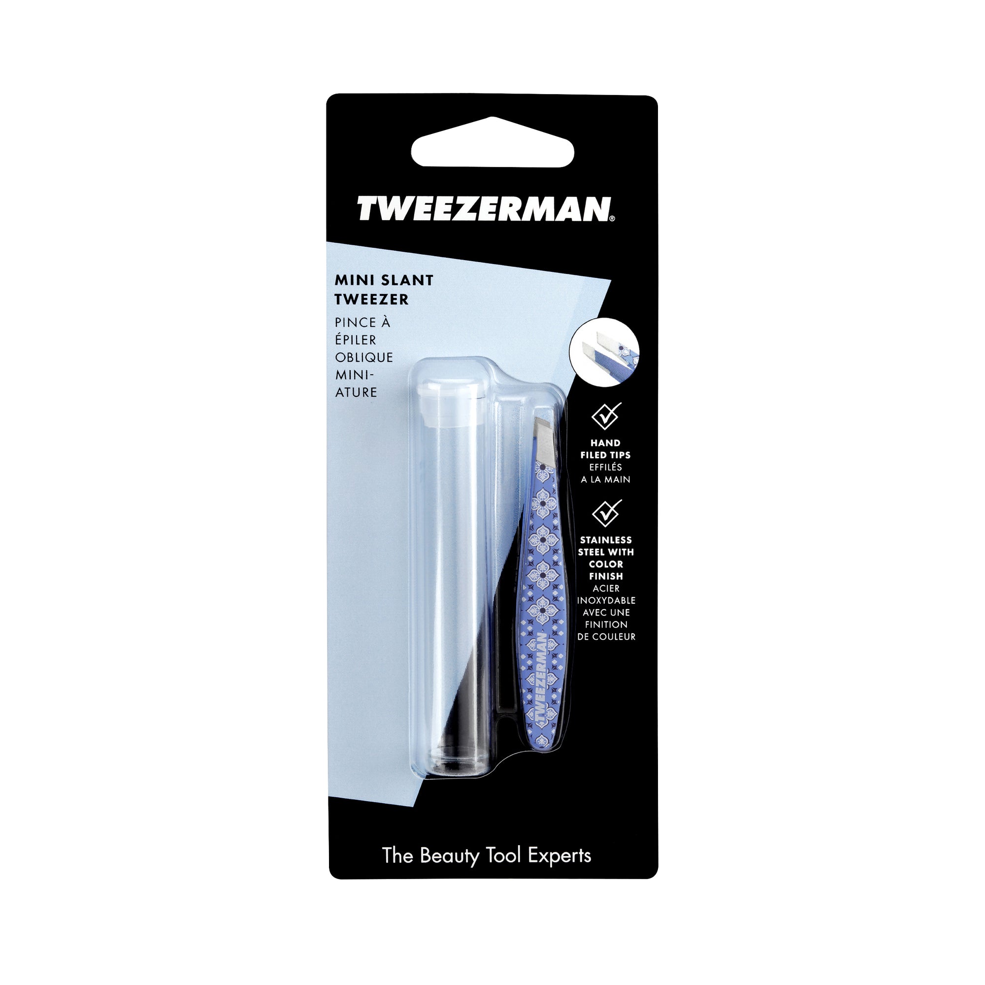 1252-PWR | Lisbon Sea Mini Slant Tweezer