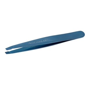 Metallic Full Blue Slant Tweezer