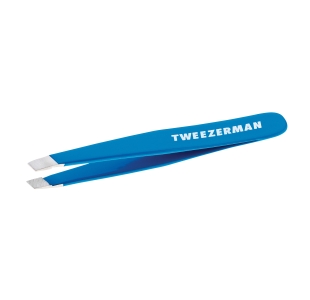 1248-GTR | Mini Slant Tweezer Bahama Blue